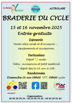Affiche A4 braderie du cycle 2025-p1