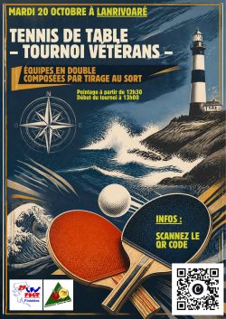 Affiche Tournoi Tennis de Table v5
